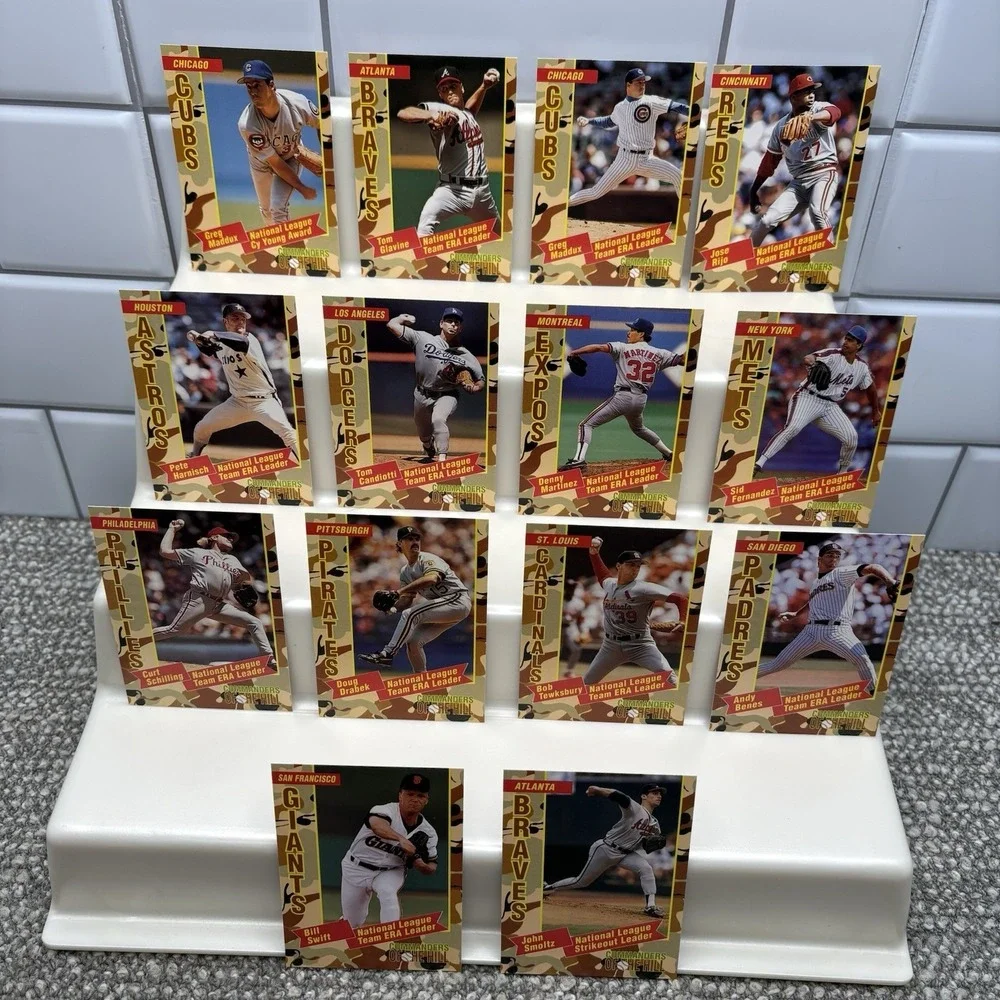 1993‎ Topps Coca-Cola Commanders of the Hill Baseball Card Set 30 Cards